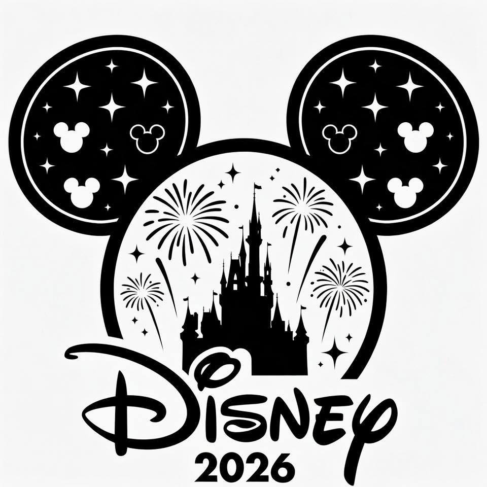 Disney DTF ready to press iron on transfer for clothing t-shirts and hoodies (Copy)