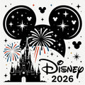 Disney DTF ready to press iron on transfer for clothing t-shirts and hoodies