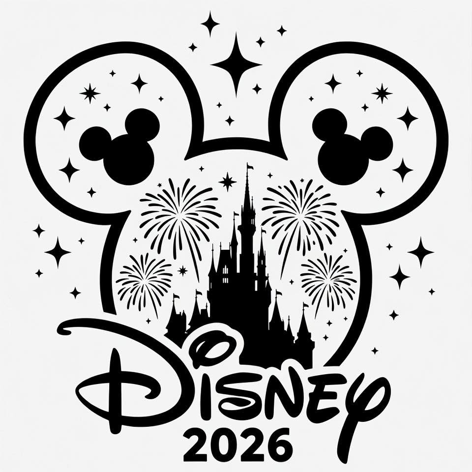 Disney DTF ready to press iron on transfer for clothing t-shirts and hoodies