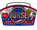 Memorial Day / 4th of July nurse DTF iron on transfer for clothing t-shirts and hoodies