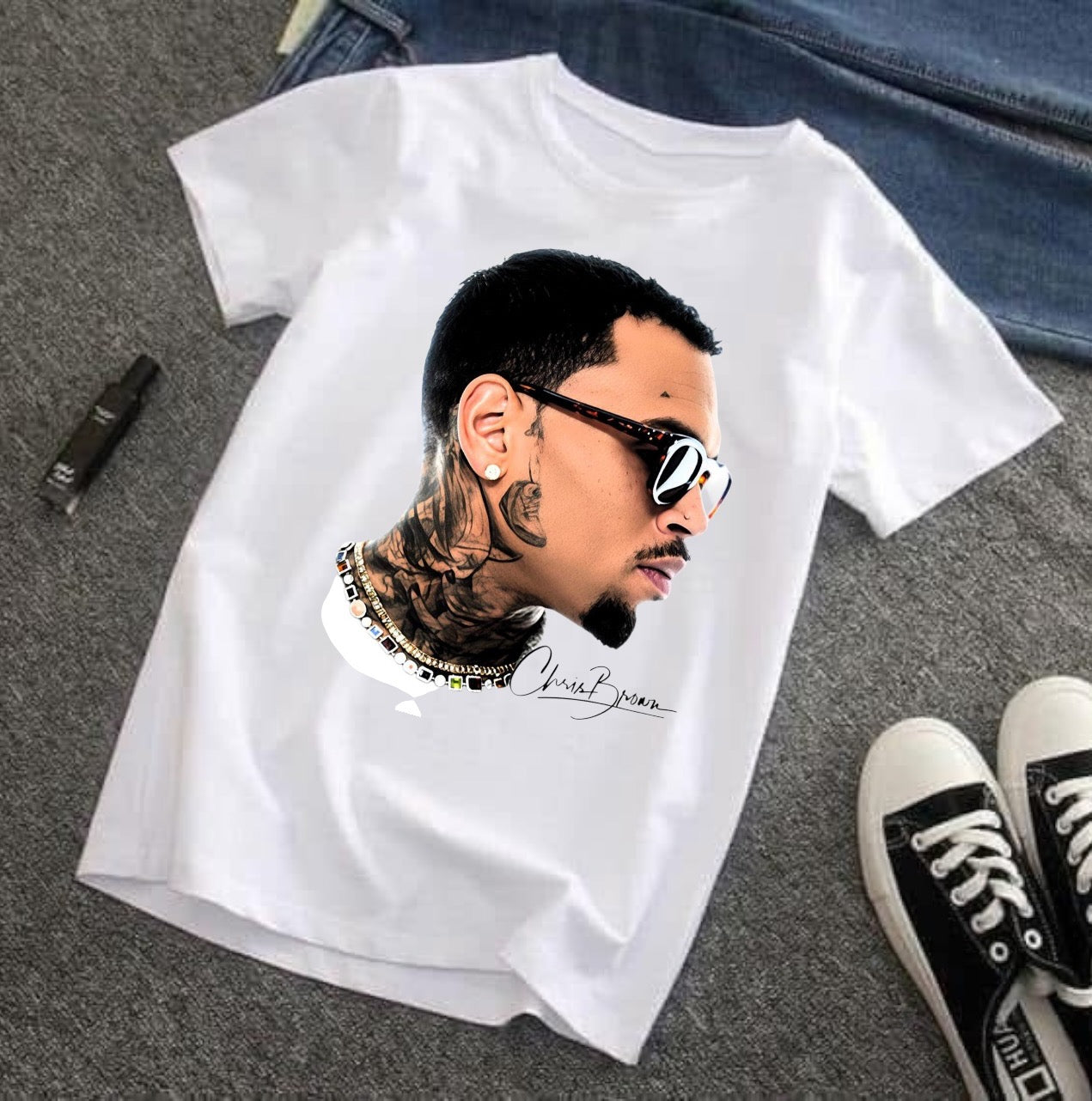 Chris Brown R&B Tour T-shirt concert ready