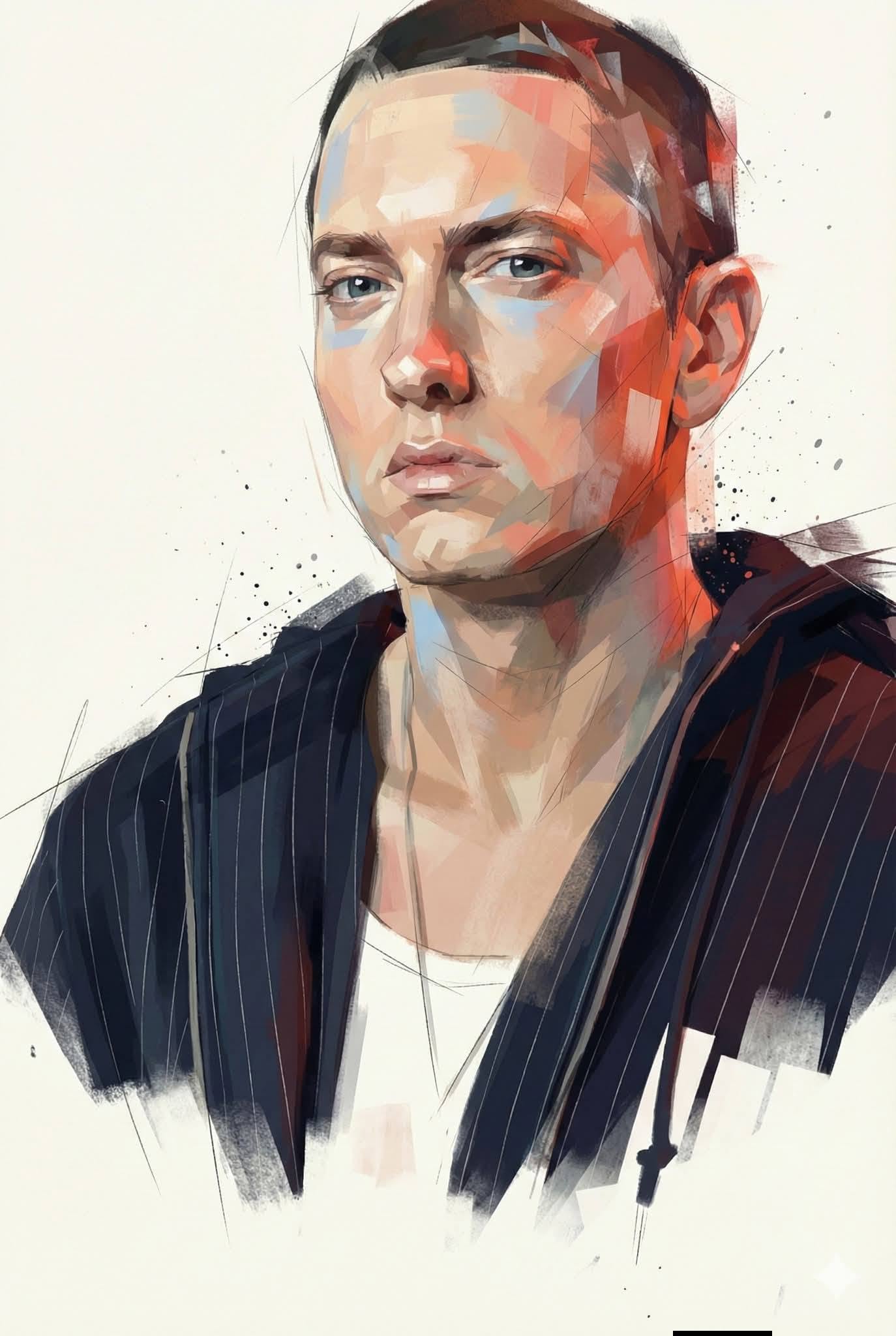 Eminem DTF ready to press iron on transfer for clothing t-shirts and hoodies