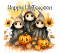 Halloween Fall Autumn DTF ready to press iron on transfer for clothing t-shirts and hoodies