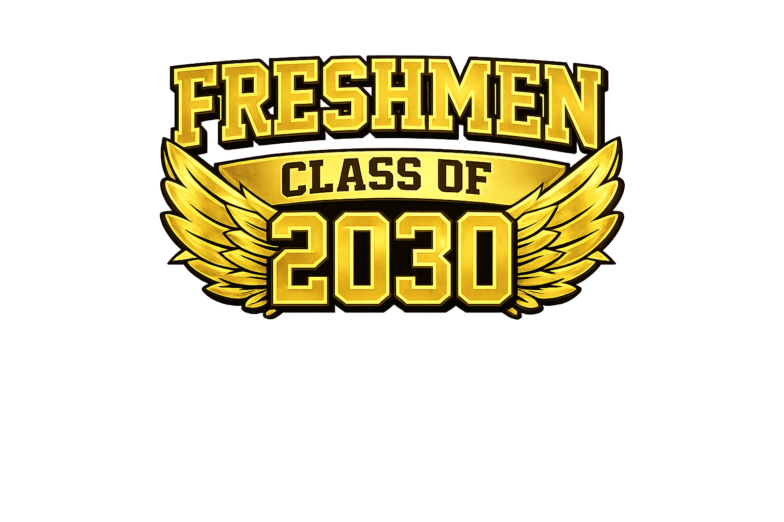 Freshmen 2030 DTF ready to press iron on transfer for clothing t-shirts and hoodies