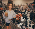 Halloween doll funny DTF ready to press iron on transfer for clothing t-shirts and hoodies