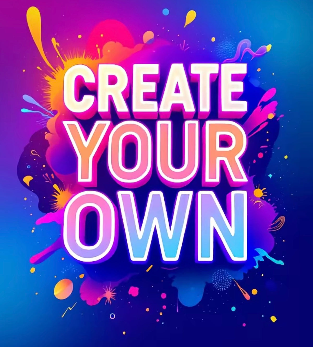Custom DIY DTF Create your own ready to press iron on transfer for clothing t-shirts and hoodies