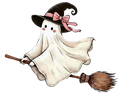 Ghost Halloween Fall Autumn DTF ready to press iron on transfer for clothing t-shirts and hoodies