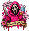 Ghostface Killer Halloween Vanilla baby DTF ready to press iron on transfer for clothing t-shirts and hoodies