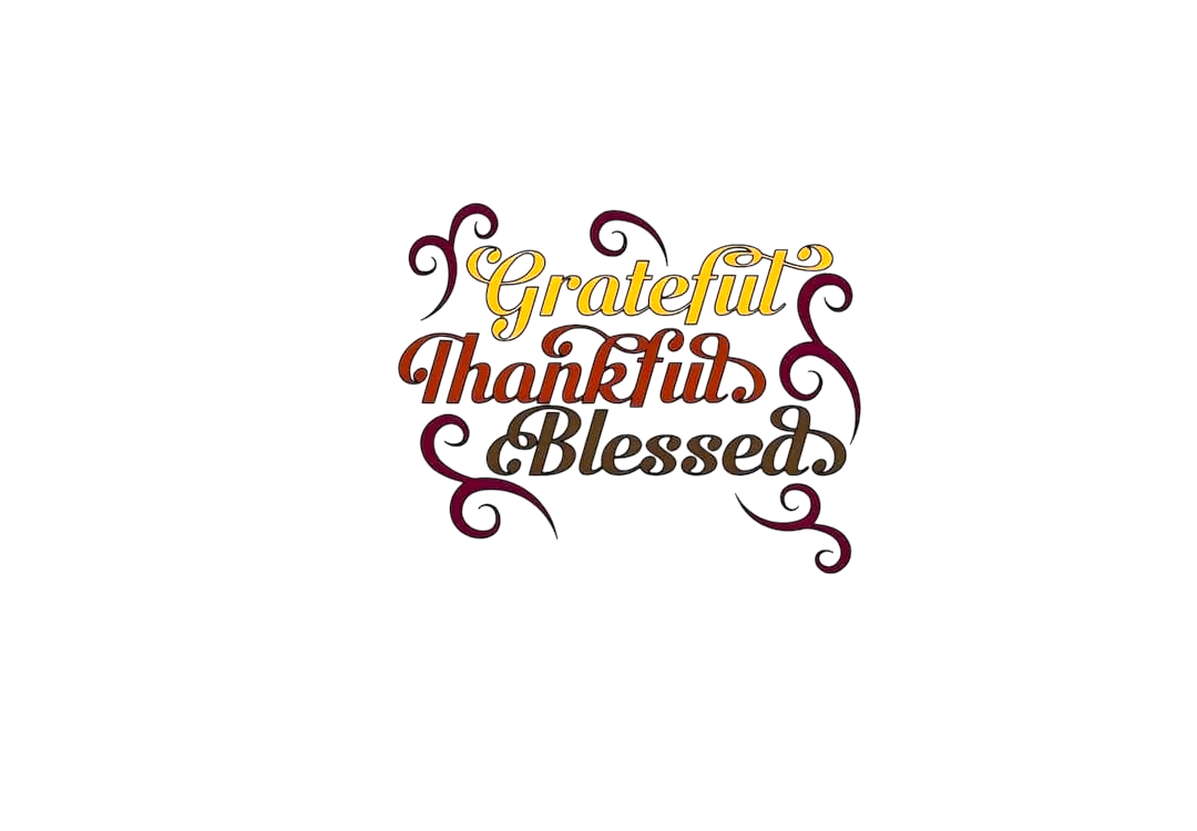 Grateful, Thankful Thanksgiving DTF ready to press iron on transfer for clothing t-shirts and hoodies