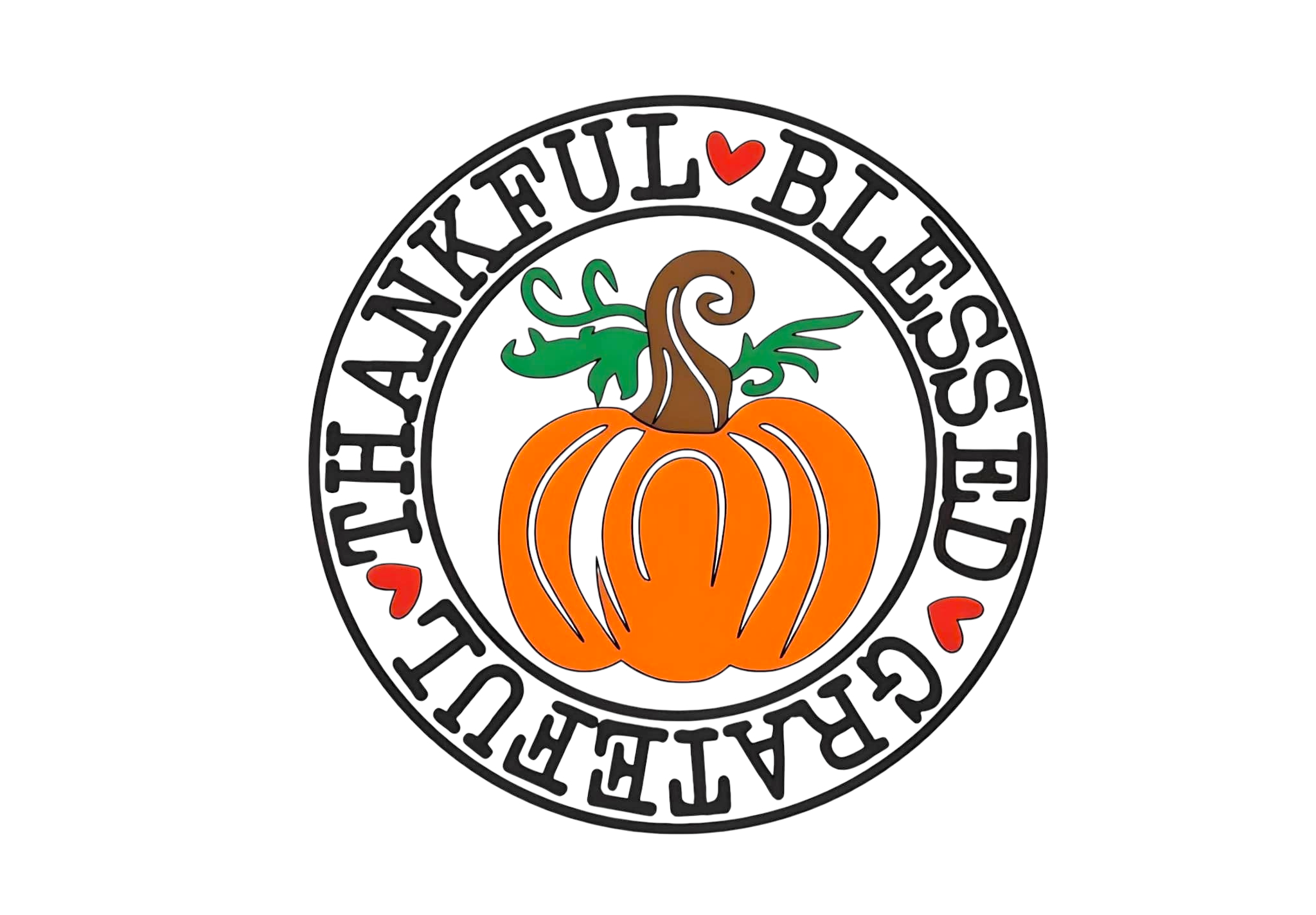 Grateful, Thankful Thanksgiving DTF ready to press iron on transfer for clothing t-shirts and hoodies