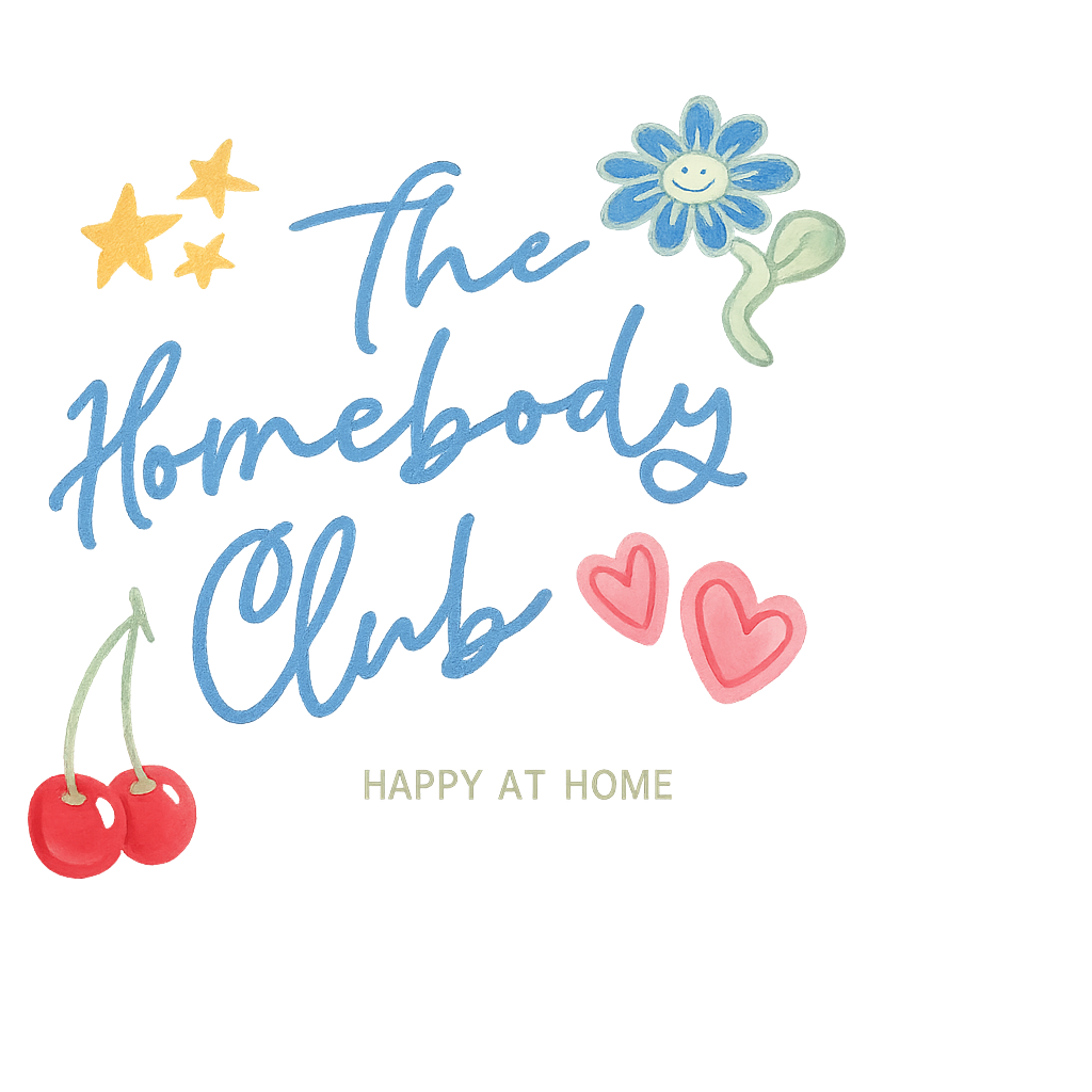The Homebody Club DTF ready to press iron on transfer for clothing t-shirts and hoodies