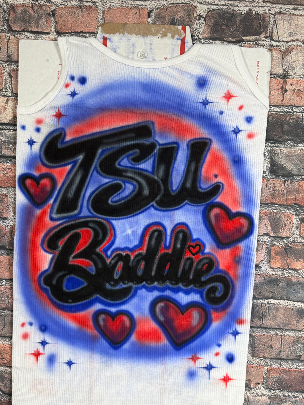 Custom TSU Baddie airbrush tshirt