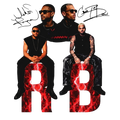 2026 Chris Brown and Usher R&B Tour concert 2026 red lightening splash DTF Ready to press iron on transfer for clothing t-shirts and hoodies