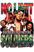 No Limit Soldiers DTF ready to press iron on transfer for clothing t-shirts and hoodies