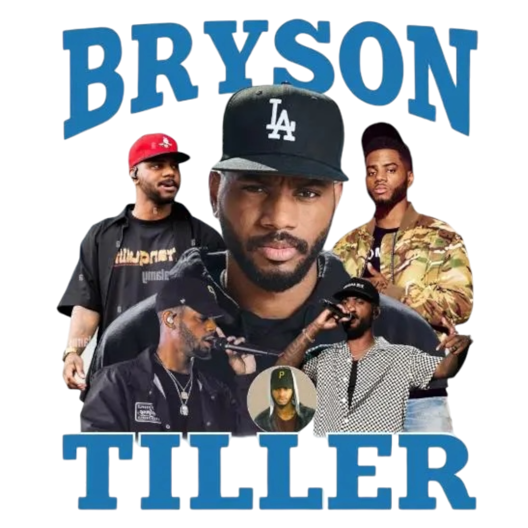 Bryson Tiller DTF iron on transfer for clothing t-shirts etc concert ready