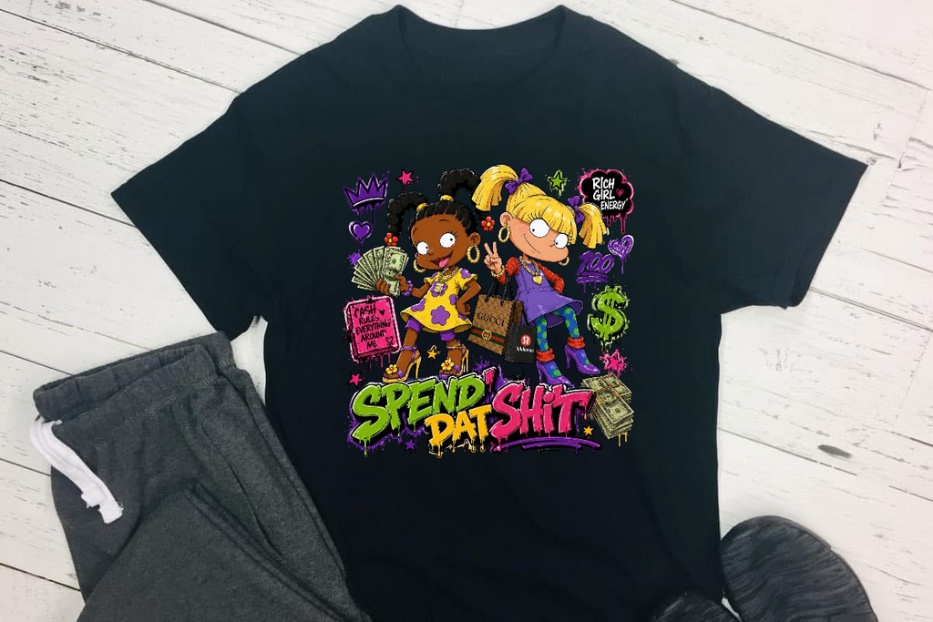 Spend dat cartoon tshirt
