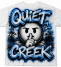 Quiet on the creek DTF ready to press iron on transfer for clothing t-shirts and hoodies (Copy)