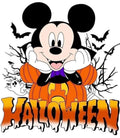 Halloween DTF ready to press iron on transfer for clothing t-shirts and hoodies