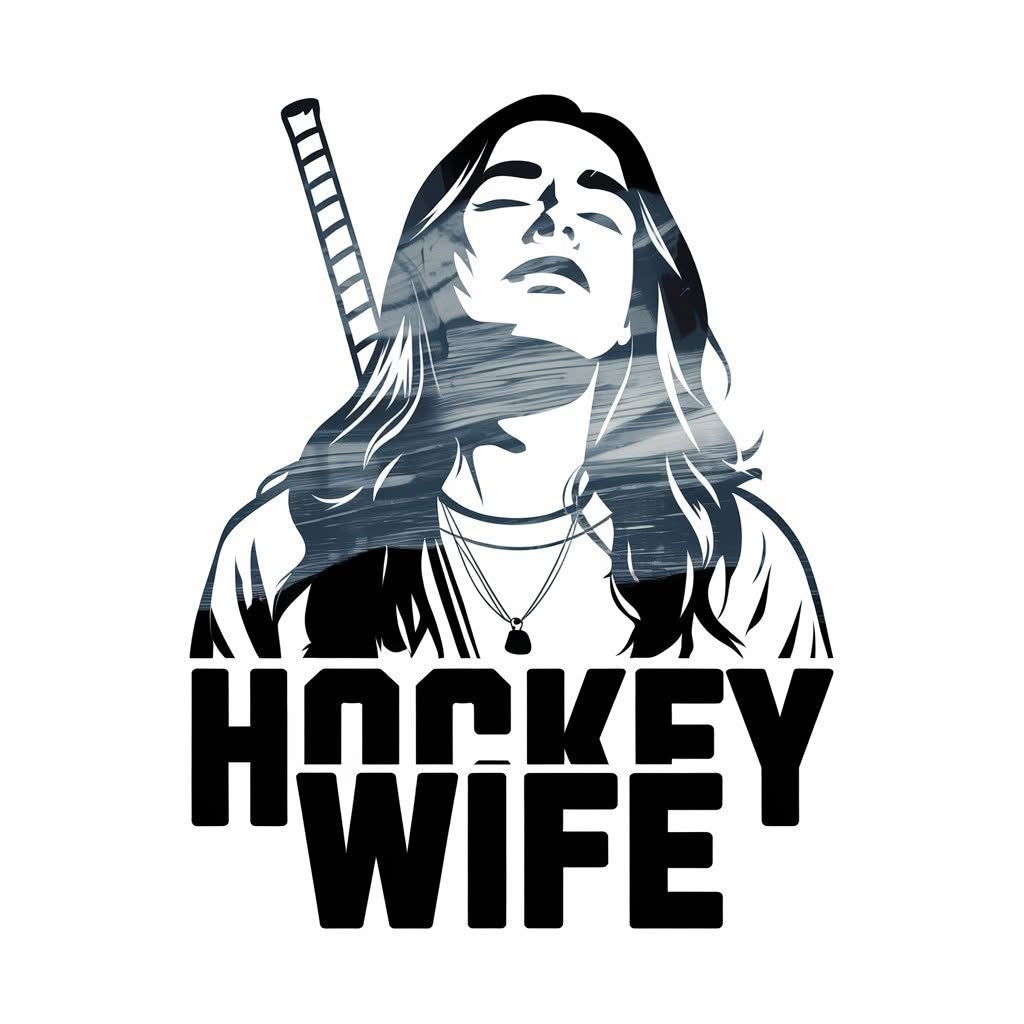 Hockey wife DTF ready to press iron on transfer for clothing t-shirts and hoodies