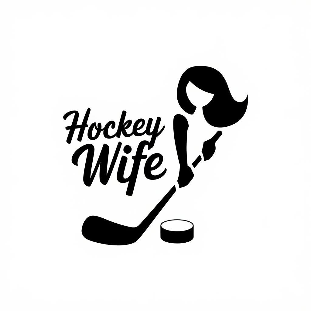 Hockey wife DTF ready to press iron on transfer for clothing t-shirts and hoodies