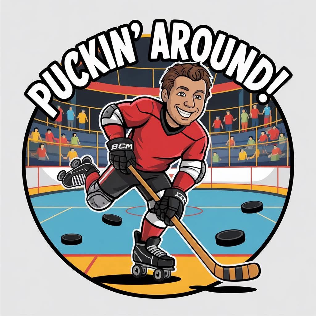 Hockey puckin around DTF ready to press iron on transfer for clothing t-shirts and hoodies