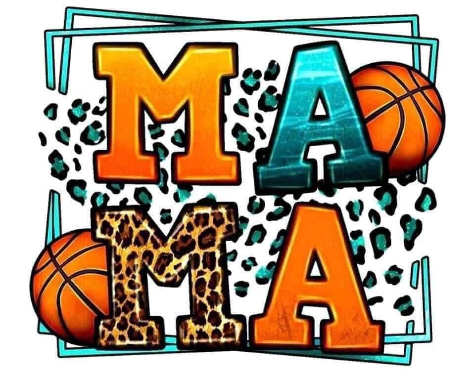 basketball mom DTF ready to press iron on transfer for clothing t-shirts and hoodies