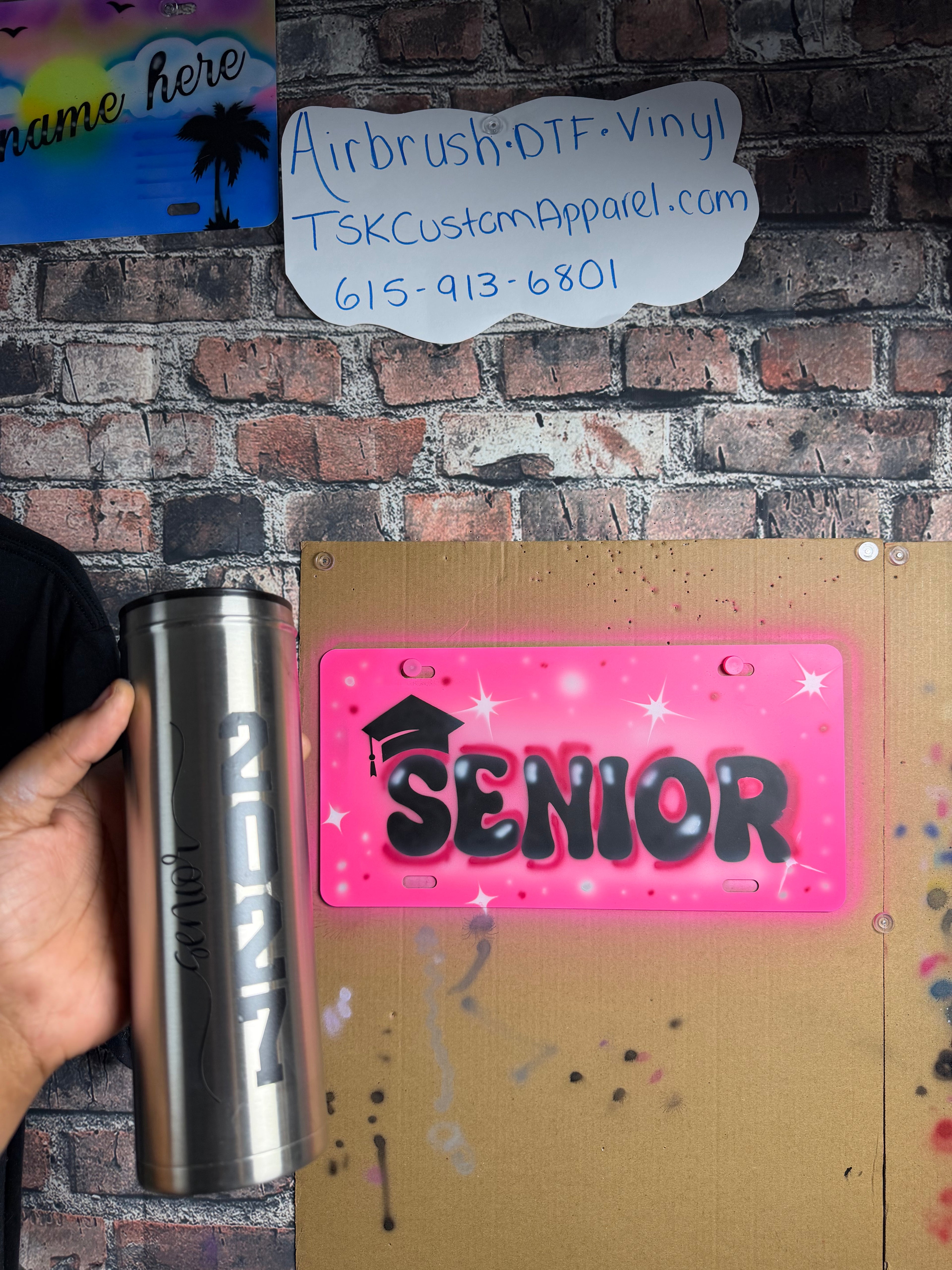 Senior 2027 20 oz tumbler