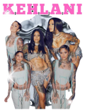Kehlani Tour concert DTF Ready to press iron on transfer for clothing t-shirts and hoodies concert ready