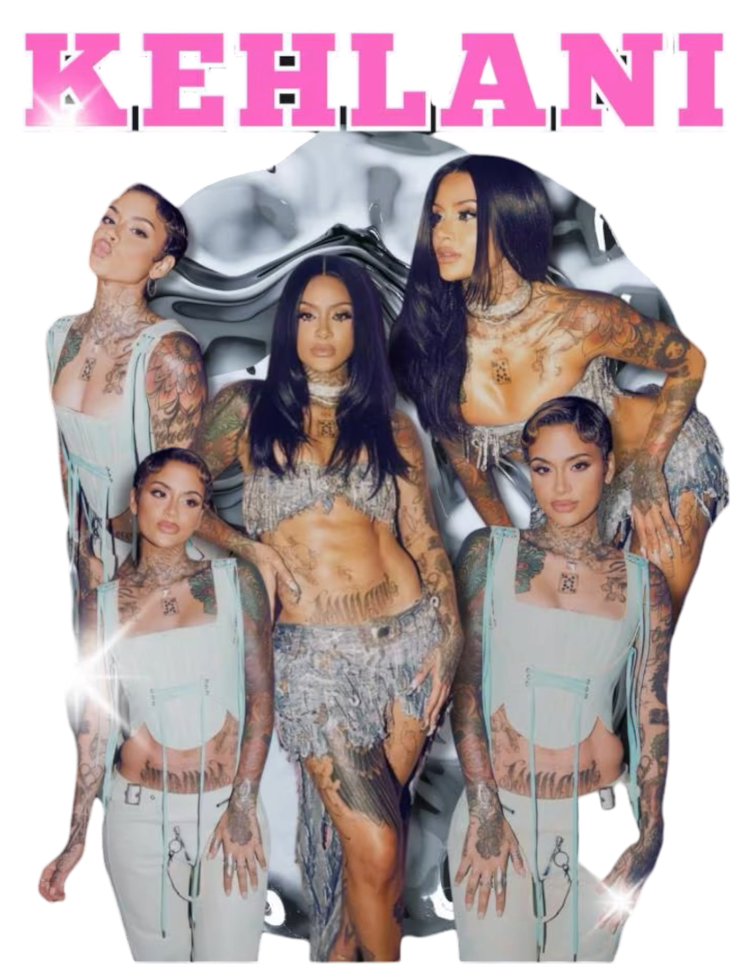 Kehlani Tour concert DTF Ready to press iron on transfer for clothing t-shirts and hoodies concert ready