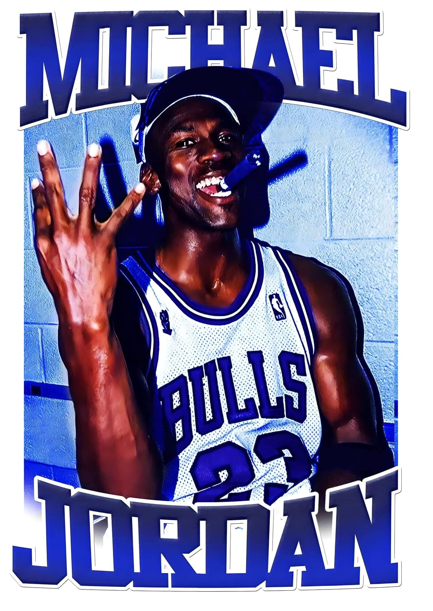 Michael jordan basketball DTF ready to press iron on transfer for clothing t-shirts and hoodies