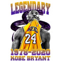 Kobe black mamba basketball DTF ready to press iron on transfer for clothing t-shirts and hoodies