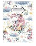 Unicorn composition notebook (Standard US size)