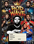 Rod Wave composition notebook (Standard US size)