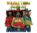 Cowgirl rodeo boots where them Fans at DTF ready to press iron on transfer for clothing t-shirts and hoodies
