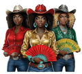 Cowgirl rodeo boots DTF ready to press iron on transfer for clothing t-shirts and hoodies