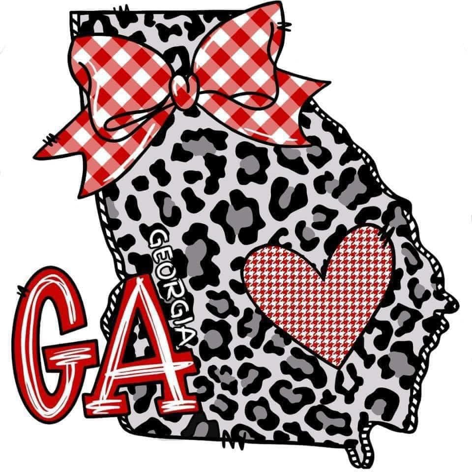UGA GA Athens Bulldogs Dawgs DTF ready to press iron on transfer for clothing t-shirts and hoodies
