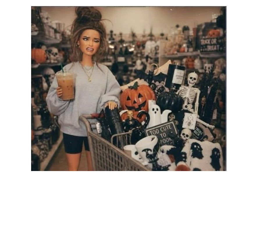 Halloween doll funny DTF ready to press iron on transfer for clothing t-shirts and hoodies