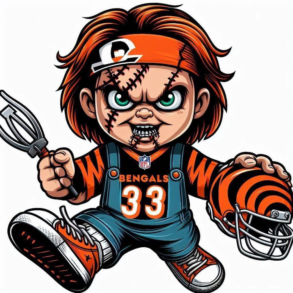 Bengals DTF ready to press iron on transfer for clothing t-shirts and hoodies