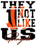 Bengals DTF ready to press iron on transfer for clothing t-shirts and hoodies