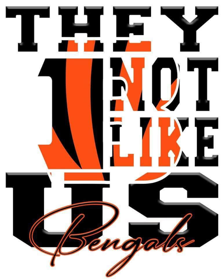 Bengals DTF ready to press iron on transfer for clothing t-shirts and hoodies