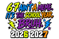 67 school year DTF ready to press iron on transfer for clothing t-shirts and hoodies