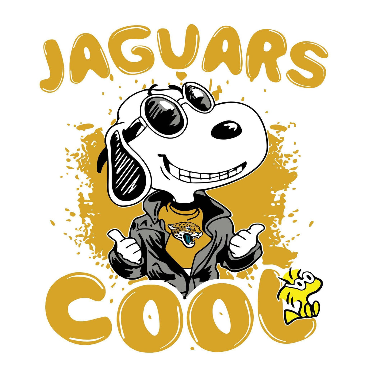 Jaguars football DTF ready to press iron on transfer for clothing t-shirts and hoodies