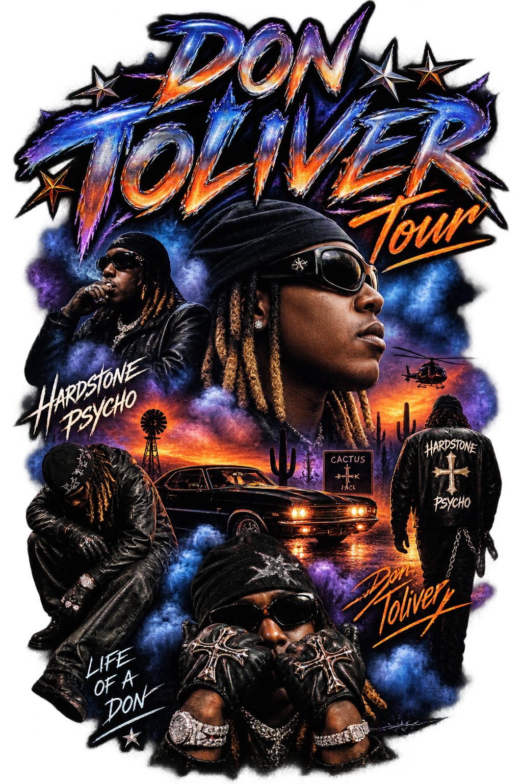 Don toliver DTF ready to press iron on transfer for clothing t-shirts and hoodies concert ready