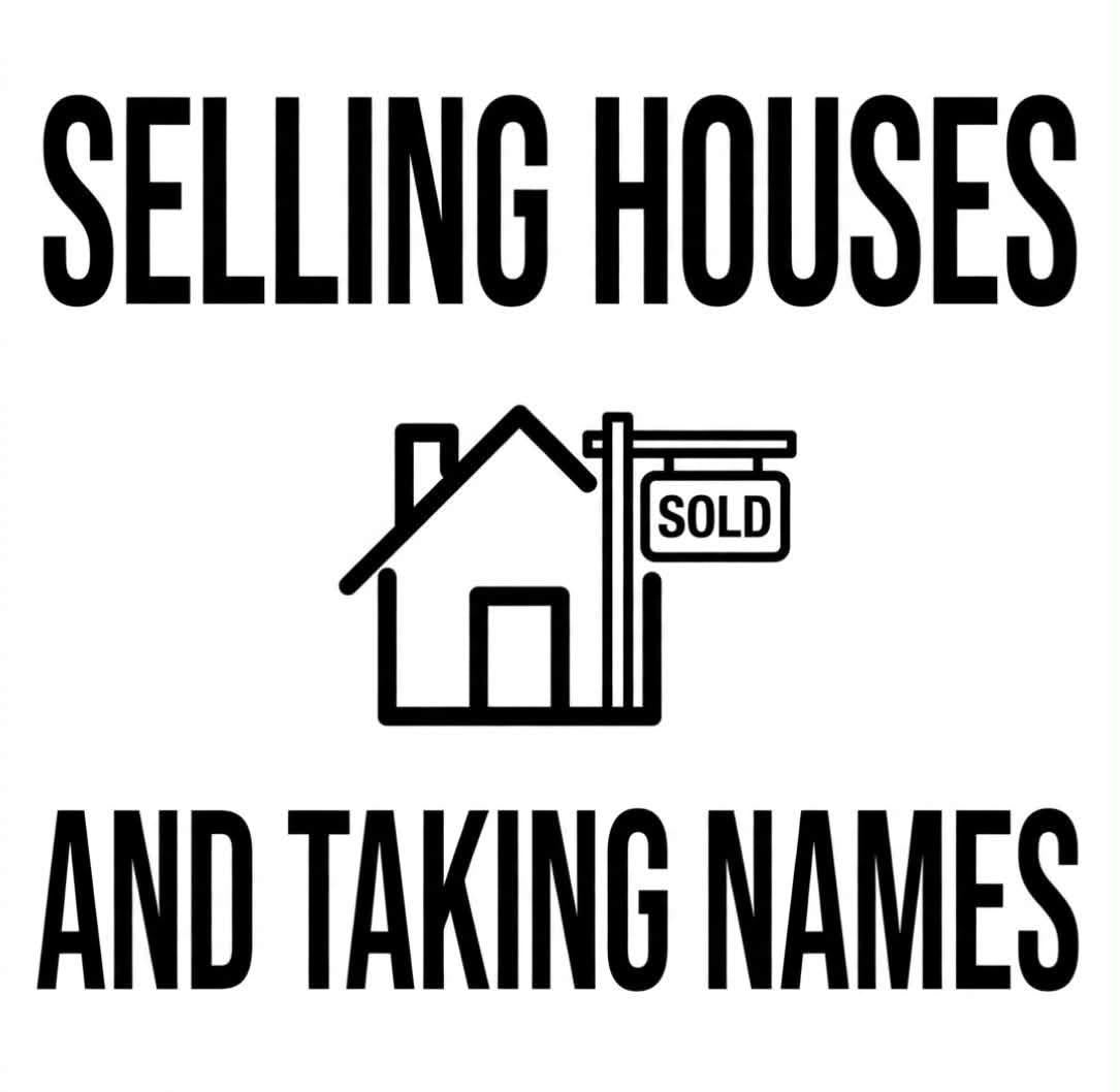 Real estate funny ready to press iron on transfer for clothing t-shirts and hoodies