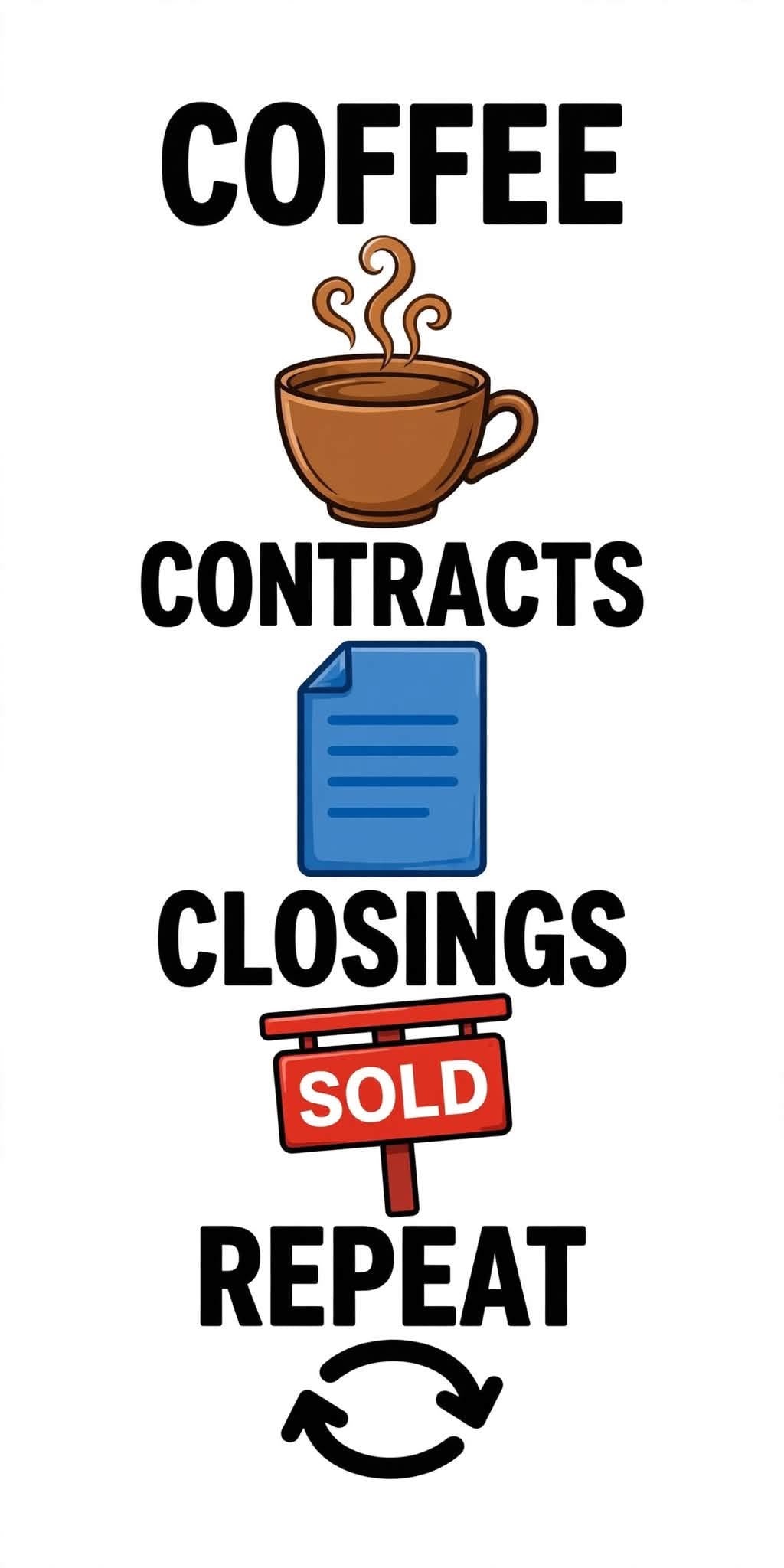 Real estate funny ready to press iron on transfer for clothing t-shirts and hoodies
