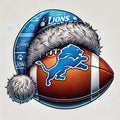 Lions football DTF ready to press iron on transfer for clothing t-shirts and hoodies