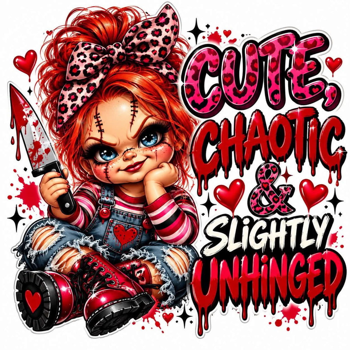 Halloween Cute/Funny (choose character) DTF ready to press iron on transfer for clothing
