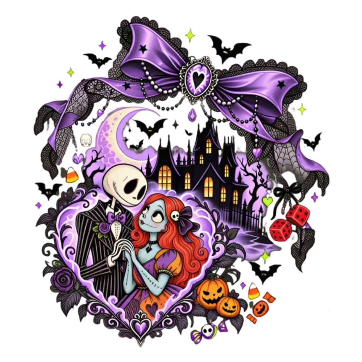 The Nightmare Before Christmas (choose character) DTF ready to press iron on transfer for clothing