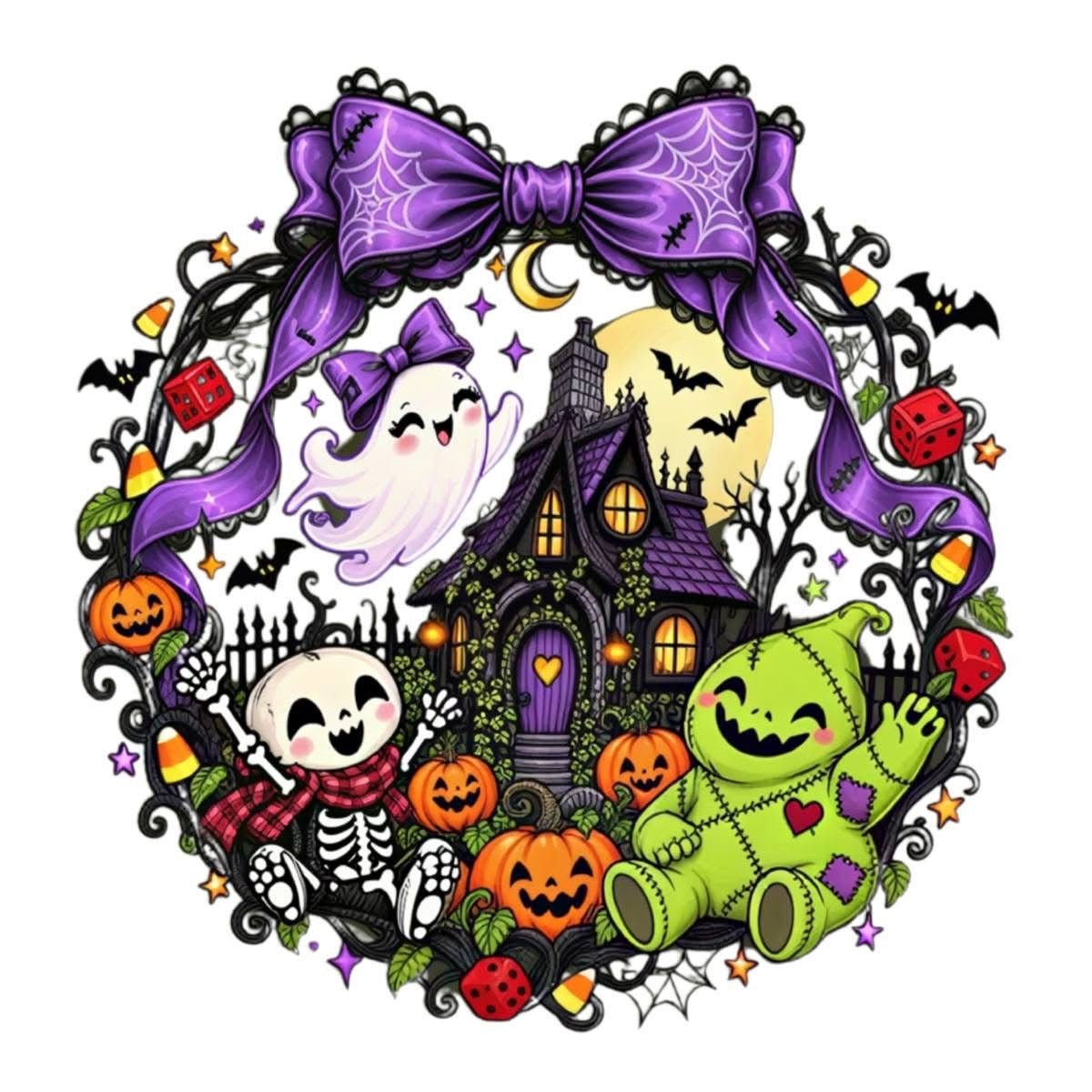 The Nightmare Before Christmas (choose character) DTF ready to press iron on transfer for clothing