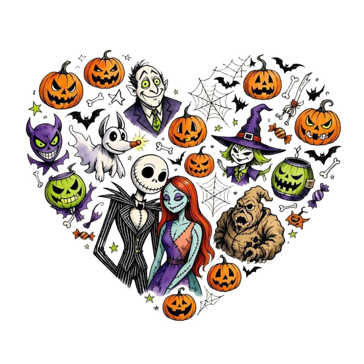 The Nightmare Before Christmas (choose character) DTF ready to press iron on transfer for clothing